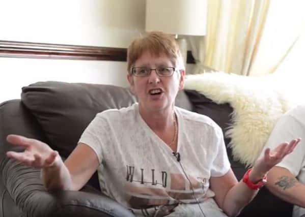 Cyber crime victim Carole Pearson was conned out of Â£14,000 - image from video interview by West Yorkshire Police