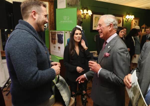 Ross Barr with Prince Charles