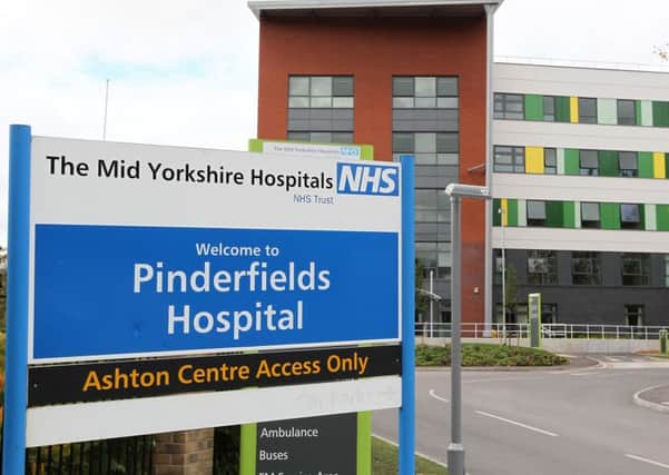 Pinderfields Hospital is run by Mid Yorkshire Hospitals NHS Trust.