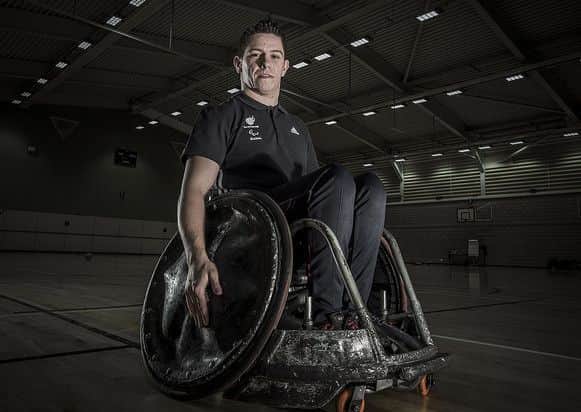 Credit: onEdition Jamie Stead, ParalympicsGB wheelchair rugby.