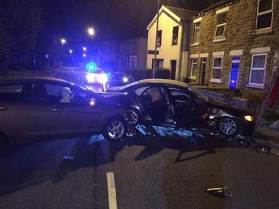 Crash on Flanshaw, Wakefield, suspected drunk driving, 10.40 pm, Sunday, 25th September.