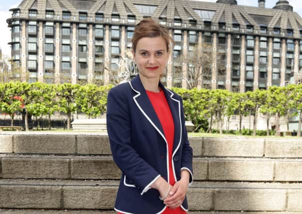 Jo Cox, who was killed in Birstall in June.