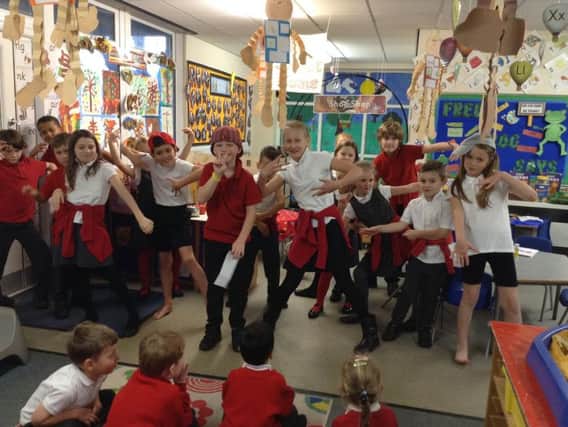 The rappers at Wrenthorpe Primary