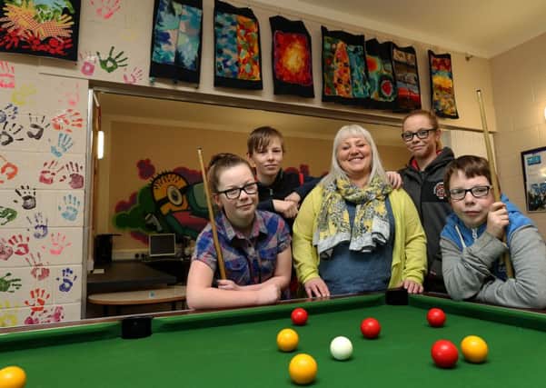 Rycroft youth centre has received a grant of over Â£200,000 over the next five years.
pictured with Youth and Community Coordinator Eleanor Bradbury are centre users Katie Silcock, Corinne Silcock, Kevin Silcock and Daniel Bradley