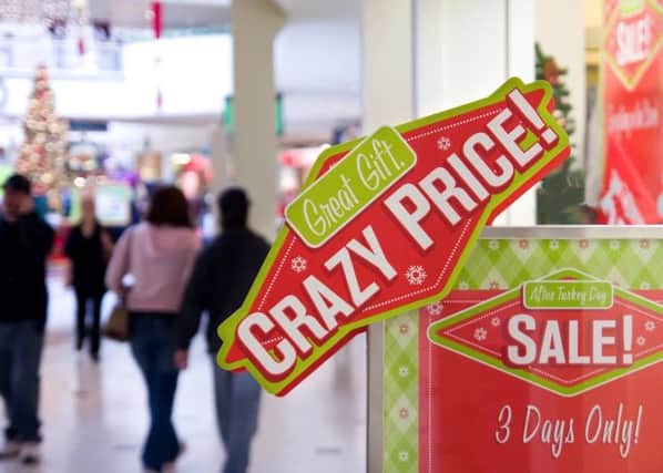Shoppers grab their 'bargains' early on Black Friday.