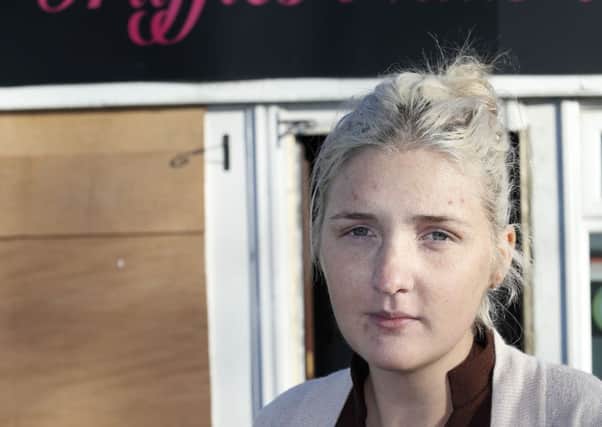 Determined: Carys Barnes has vowed to re-open her business.