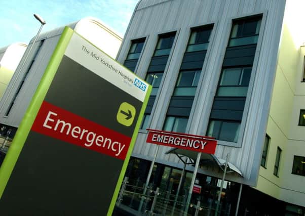 level 3 warning: Mid Yorkshire Hospitals NHS Trust.