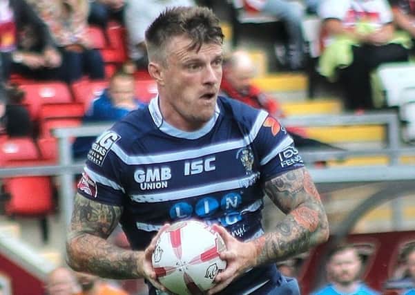 Anthony Thackeray scored Featherstone's first try against Wakefield.