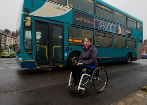Wheelchair user Kirsty Shepherd.
