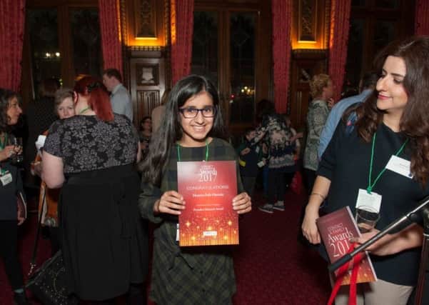 RUNNER UP: Hooriya Fida-Hussain was praised for her commitment to kickboxing at a disability awards ceremony.