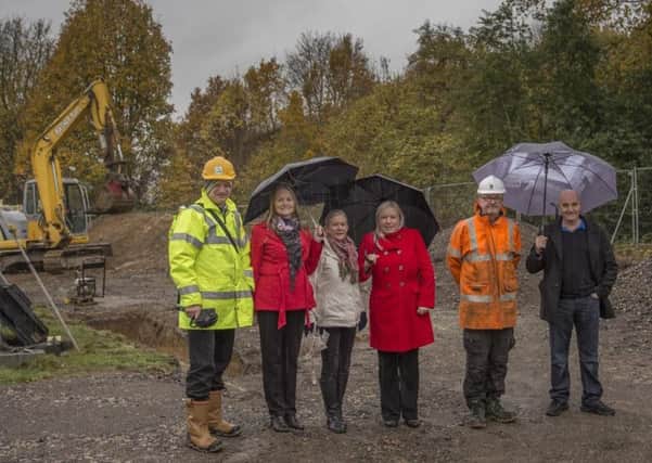 Councillors and project partners as work began. Picture Lee Ward@Law Photography