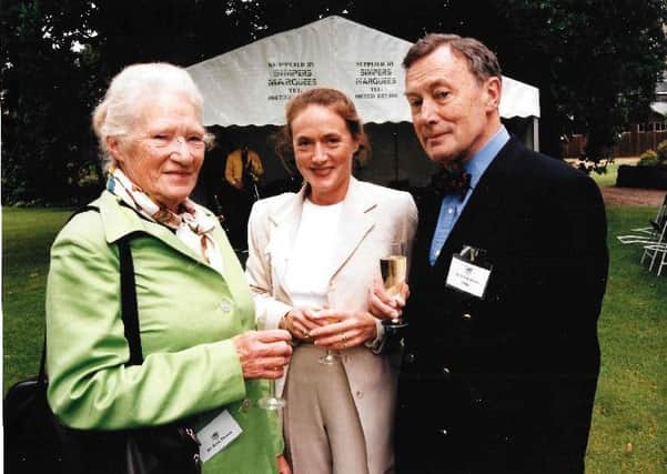 FAMILY:  Dr Dewes with her husband Peter and daughter Celia.
