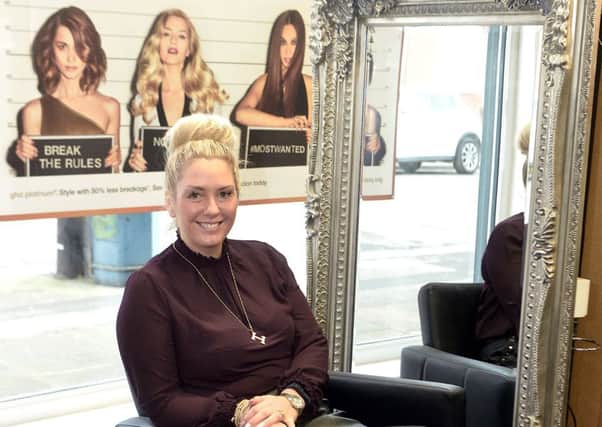 Castleford hairdresser Zoe Gaitley was selected to work London Fashion Week.