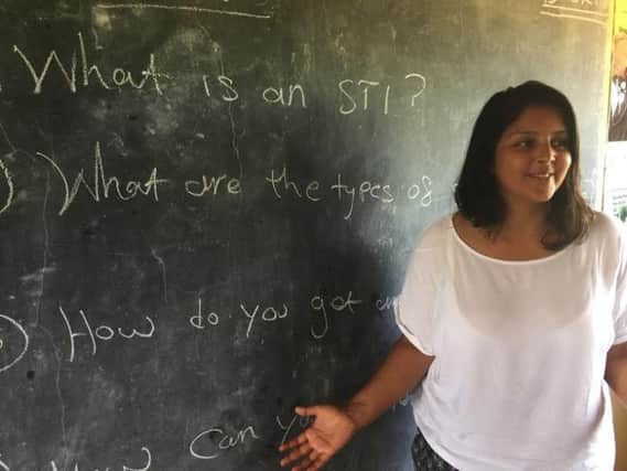 Naveen Nasir, from Wakefield, is  on a three-month stint in Zambia, working on a project to to help combat the spread of sexual transmitted infections.