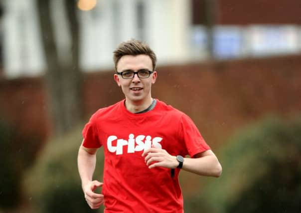 Ryan McNamee from Castleford, who is training for the London Marathon for charity. Picture Jonathan Gawthorpe