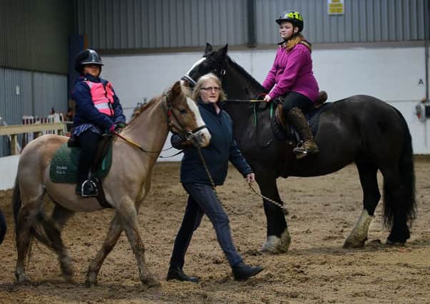 support: The riding centre provides opportunities for disabled children and adults.