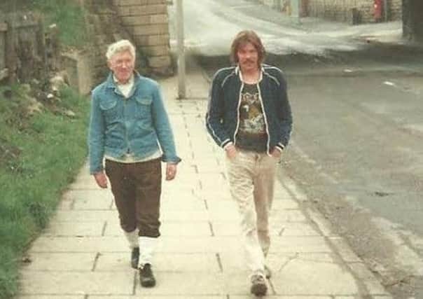 Ian Collinson (left) with his late friend Eric Evans. Picture supplied by Dennis Best.