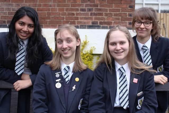 Year 11 students Georgia Hamblett, Francoise Nel, Emma Brightman and Himaja Sakhamuri will feature on  Stargazing Live at 8pm on Wednesday, March 29, on BBC 2.