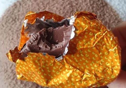 The half-eaten Terry's Chocolate Orange