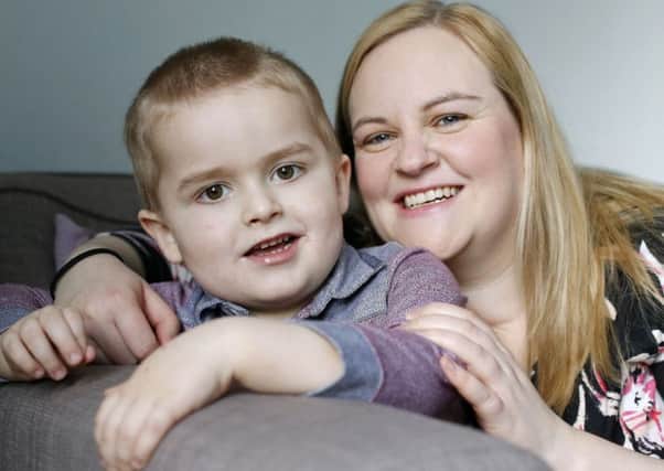 Safety First: Charity Newlife has helped Jack and his mum Laura.