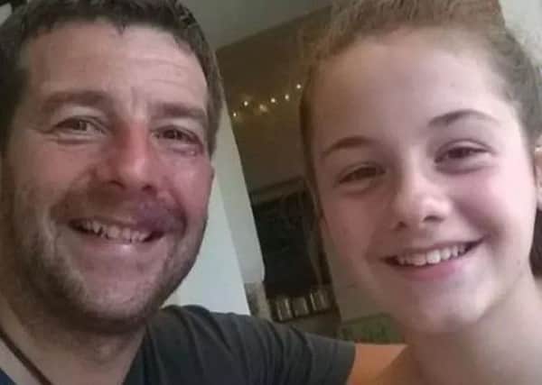 Craig Darwell and daughter Millie, from Kippax, were visiting Thorpe Park when the incident occurred.