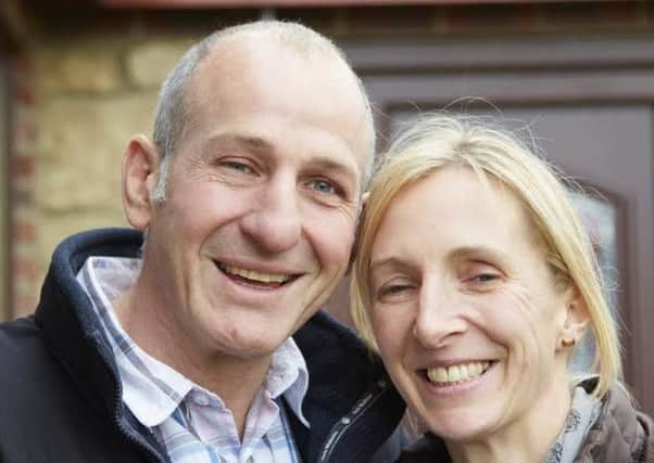 Leanne Owen with her husband, Peter.