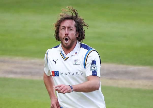 Ryan Sidebottom will not be back in action in the County Championship until next month. Picture: Alex Whitehead/SWpix.com
