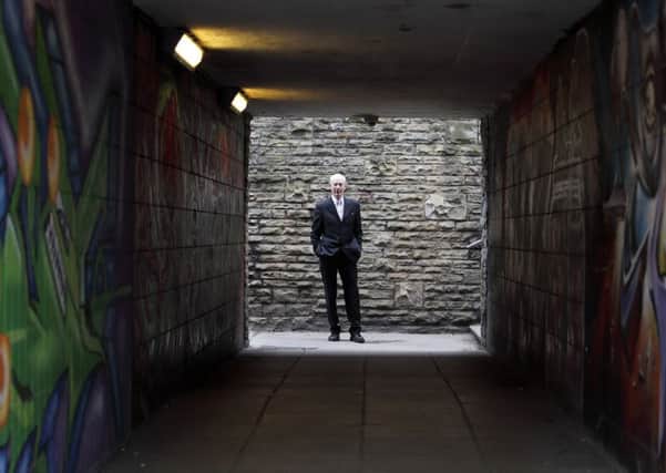 Cllr Peter Box in the underpass at Kirkgate, Wakefield