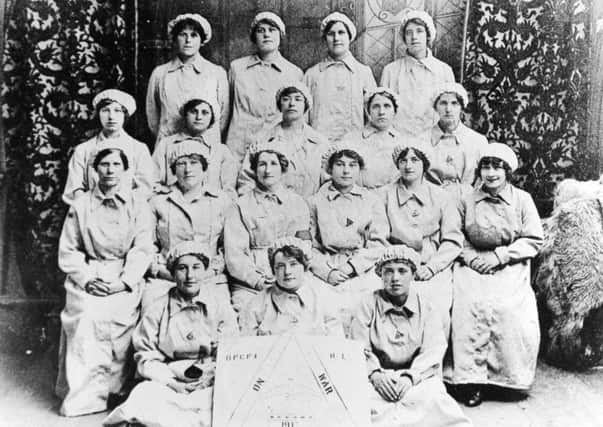 1917 Thorpe, near Wakefield.

Munition girls.