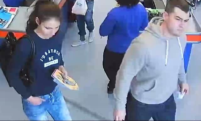 British Transport Police want to speak to these people in connection with a theft and fraudulent use of bank cards