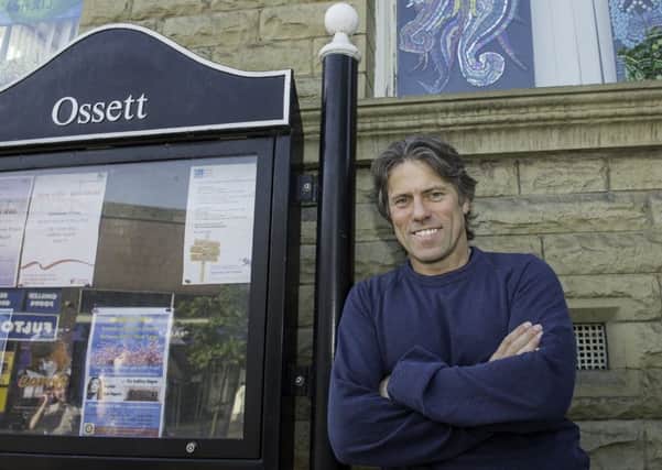 Picture by Allan McKenzie/YWNG - 10/05/17 - Press - John Bishop Comes to Ossett, Ossett Town Hall, Ossett, England - John Bishop stops for a photograph outside of the town hall at Ossett.