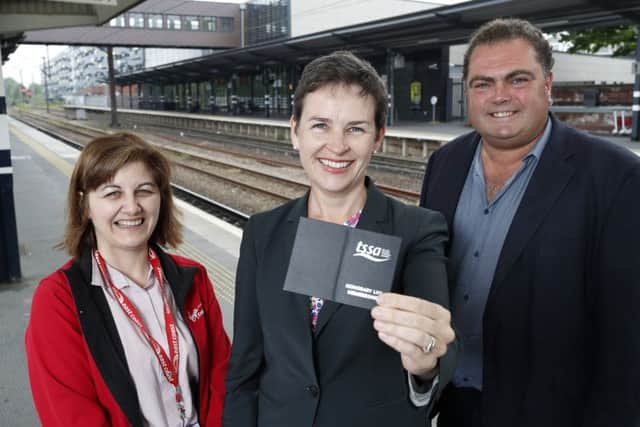 Mary Creagh honoured by TSSA for her bravery during westminster terror attack.
Wakefield Westgate Station
with Manuel Cortes and Nichola Dukes