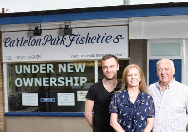 Carleton Park Fisheries has been taken over by Lyn White, her parents ran it 20 years ago. It will be run by her son Liam White and her dad Billy White