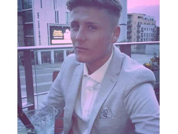 Liam Holdsworth, 18, from East Ardsley, who was caught up in the Manchester terror attack.