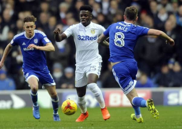 Ronaldo Vieira in action in his first season with Leeds United.