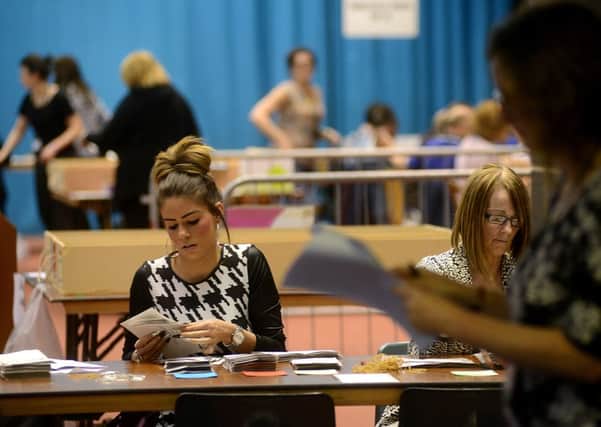 Election count at Thornes Park Wakefield