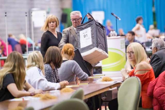 General election count in Wakefield 2017.