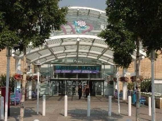 The White Rose Shopping Centre was evacuated this morning.