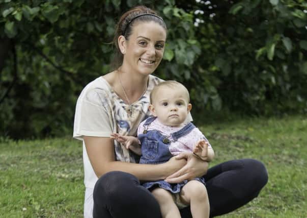 Stacey Rushworth with daughter Ava.