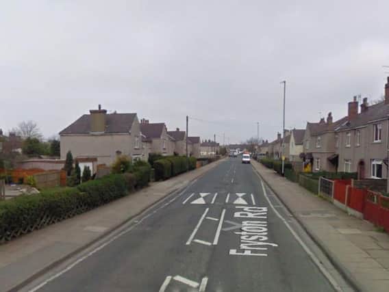 A collision in Fryston Road, Airedale, is causing disruption to bus services. Picture: Google