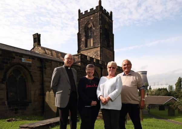 Almost Â£140k has been granted by Heritage Lottery Fund to restore historic St Edward the Confessors Church in Brotherton. Pictured are Dora Bellamy (assistant church warden), Maude Sheard (church warden), Colin Dean (church warden) and The Reverend Edward Woodcock