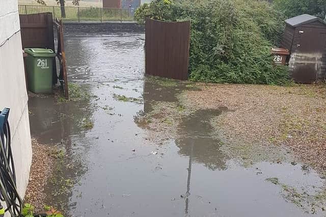 Nikki Aldred took this photo of flooding around Barnsley Road