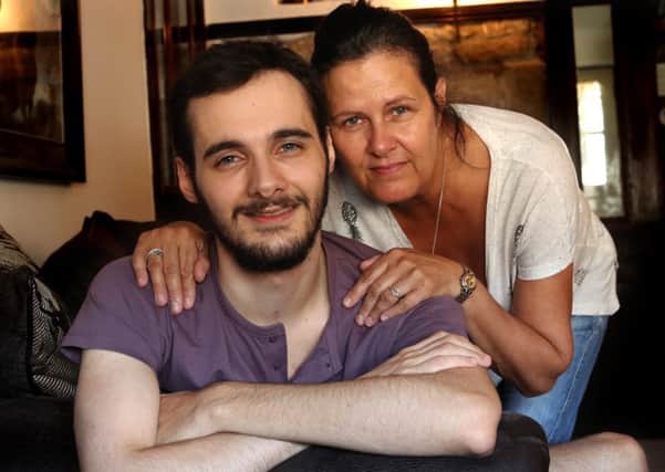 Wendy Ridsdale is raising awareness of her son Jordan's rare brain condition AVM.