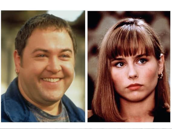 The Full Monty's Mark Addy and Brassed off star Tara Fitzgerald together in new Yorkshire feel-good film The Runaways. Photos: Fox Searchlight Pictures and Miramax Films.