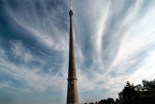 23 july 2006.
File picture of Emley Moor Mast.