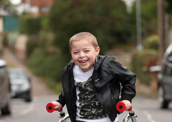 Alex Craven has Spastic Diplegic Cerebral Palsy but can now stand for the first time after his family raise thousands of pounds to send him to USA for specialist surgery.