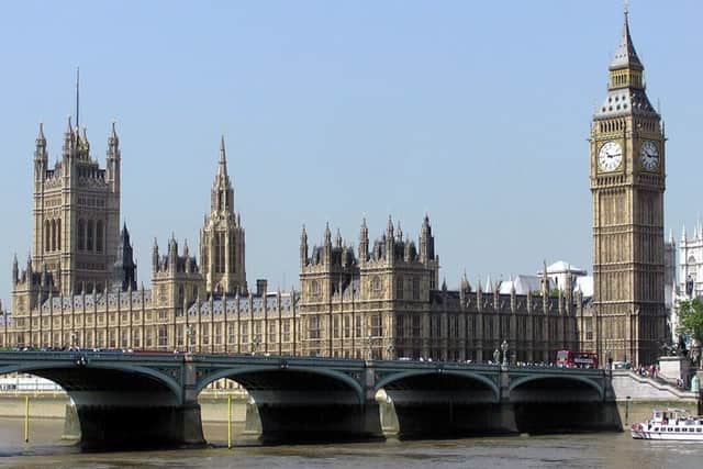 Houses of Parliament in London.