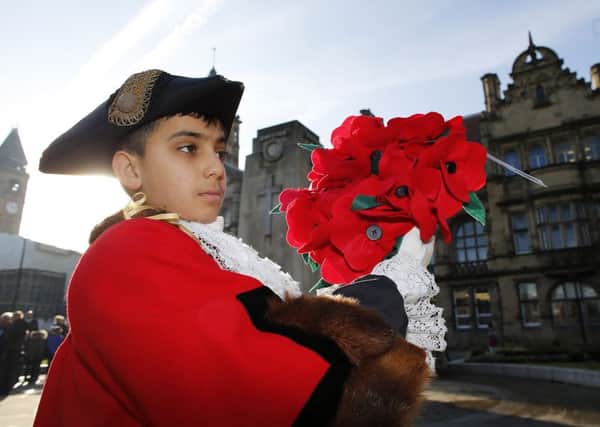 Armistice Day Wakefield Zuhaib Shah from Pinders Primary