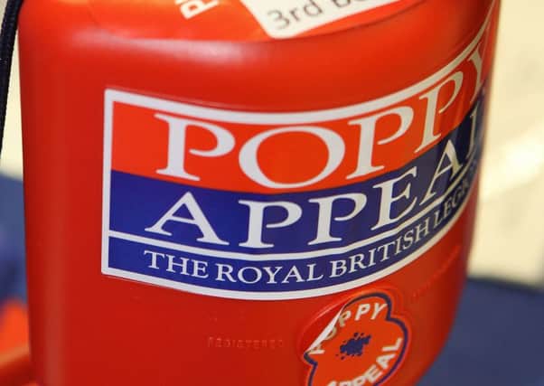 Poppy appeal, collection box