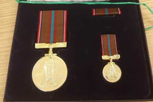 Herbert Rose's service medals